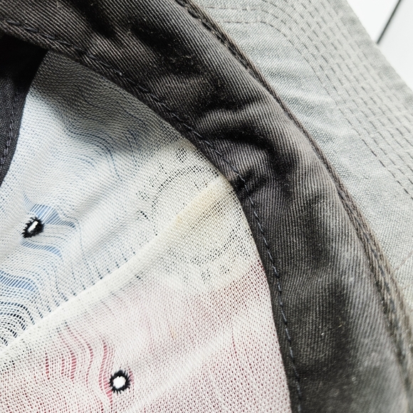 VINTAGE | Ashworth Golfwear suede colourbock adjustable cap hat - Picture 7 of 9